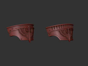 Dark Angels Cataphractii Terminator shoulders 3D Print Model