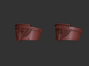Dark Angels Cataphractii Terminator shoulders 3D Print Model