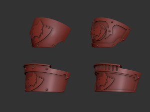 Space Wolves Relic Terminator shoulder 3D-printmodel