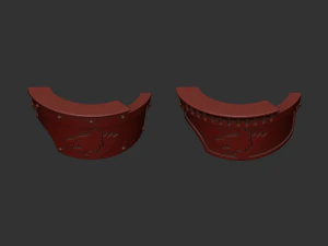 Space Wolves Cataphractii Terminator shoulders 3D Print Model