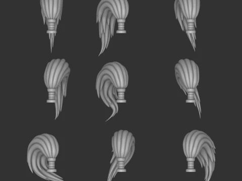 Helmet tails 3D Print Model