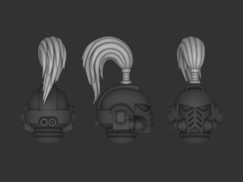 Helmet tails Modelo de impresión 3D