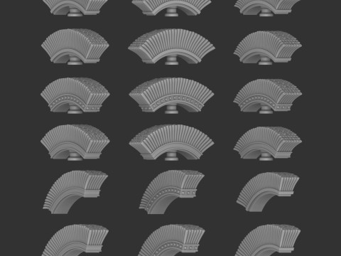 头盔徽章 3D 模型