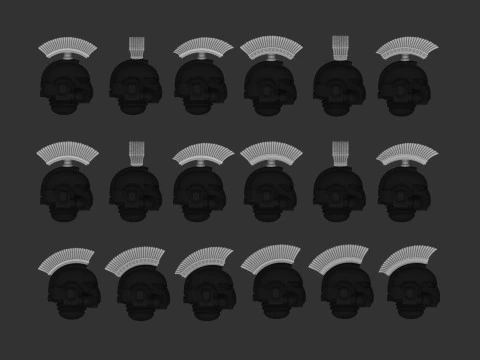 Helmet crest 3D Model