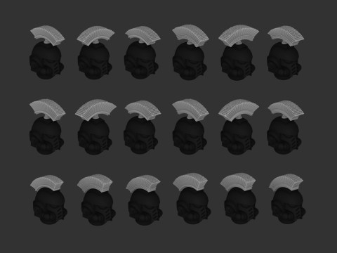 头盔徽章 3D 模型