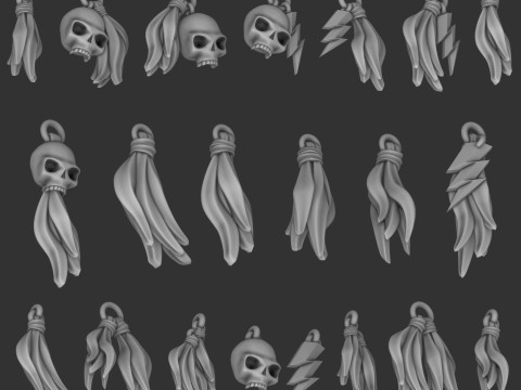 White Scars trinkets 3D Model