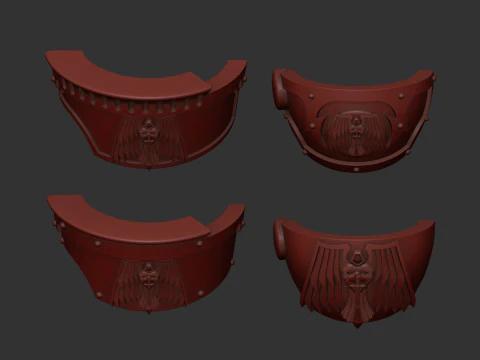 Dark Angels shoulders 3D Print Model