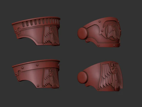 Dark Angels shoulders 3D Print Model