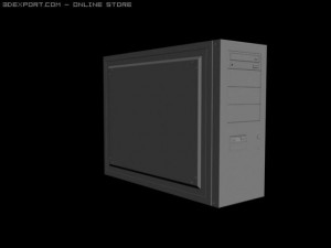 computer case Modèle 3D