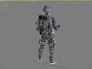 assault marine Modèle 3D