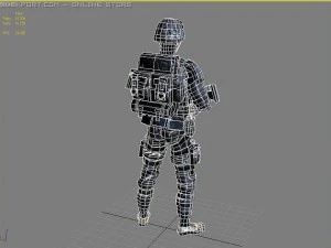 assault marine 3D Model
