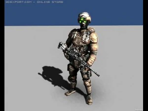 assault marine 3D Model