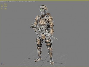 assault marine Modèle 3D