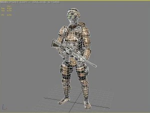 assault marine 3D Model