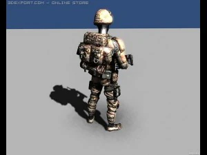 assault marine 3D Model