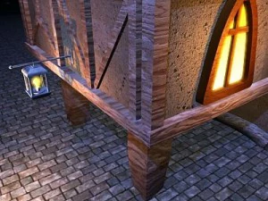 maison de dessin anim&eacute; Modèle 3D