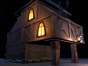 cartoon house Modelo 3D