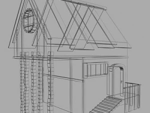 ファンタジーハウス 3Dモデル