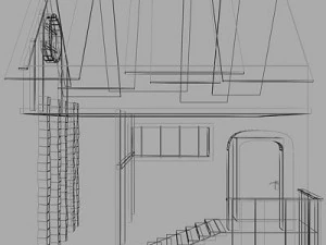 ファンタジーハウス 3Dモデル