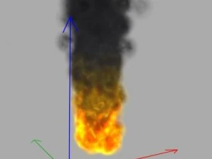 3d модель вогню 3D Модель