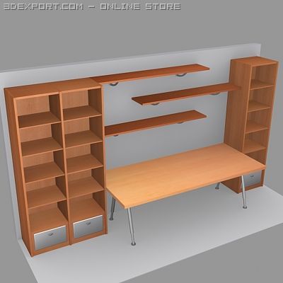 modern furniture Model 3D .c4d .max .obj .3ds .fbx .stl .blend 