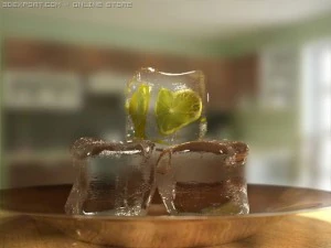 बर्फ़ 3D मॉडल