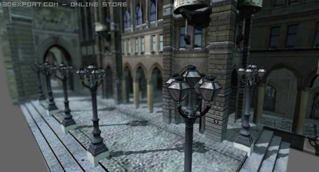townhallvienna Modelo 3D .c4d .max .obj .3ds .fbx .stl .blend 