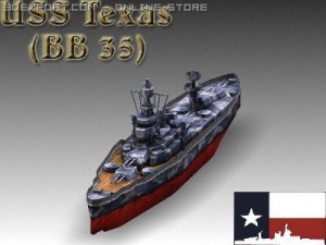 ww2 battleship texas uss bb 35 3D Model