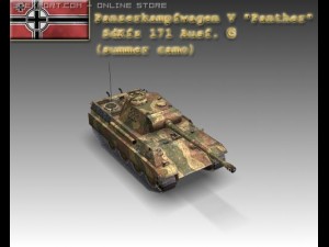 ww2 pz v panther sdkfz 171 ausf g Modelo 3D