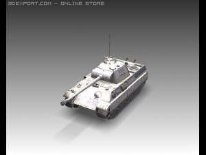 ww2 pz v panther sdkfz 171 ausf g 3D Model