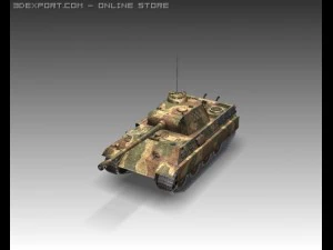 ww2 pz v panther sdkfz 171 ausf g 3D Model