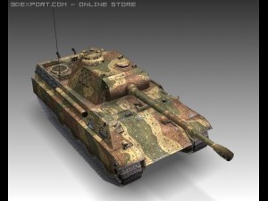 ww2 pz v panther sdkfz 171 ausf g 3D Model
