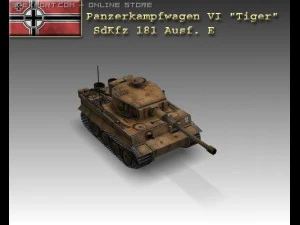 ww2 pz vi tiger sdkfz 181 ausf e 3D Model