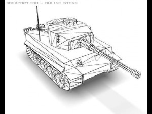 ww2 pz vi tiger sdkfz 181 ausf e 3D-Modell