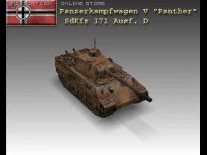 ww2 pz v panther sdkfz 171 ausf d 3D Model