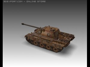 ww2 pz v panther sdkfz 171 ausf d 3D Model