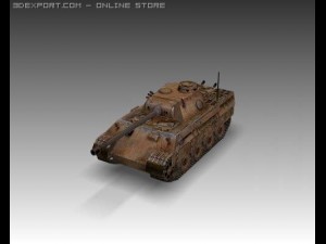 ww2 pz v panther sdkfz 171 ausf d 3D Model