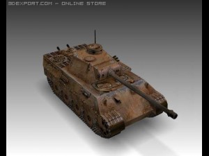 ww2 pz v panther sdkfz 171 ausf d 3D Model