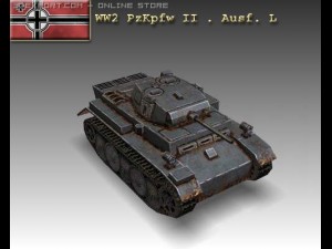 ww2 pzkpfw ii  ausf l Modelo 3D
