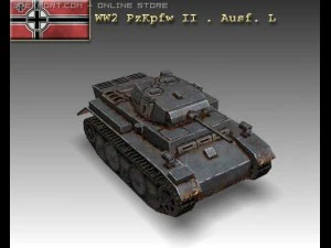 ww2 pzkpfw ii  ausf l 3D Model