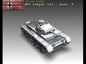 ww2 pzkpfw iii  ausf f 3D Model