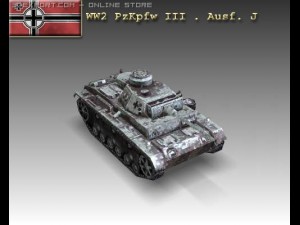 ww2 pzkpfw iii  ausf j Model 3D