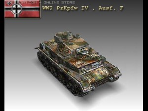 ww2 pzkpfw iv  ausf f Modelo 3D