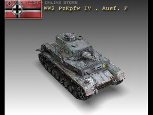ww2 pzkpfw iv  ausf f 3D Model