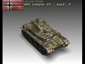 ww2 pzkpfw iv ausf f Modello 3D