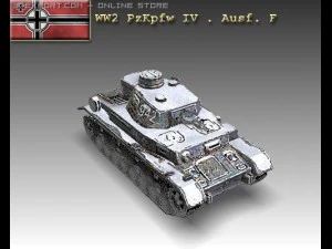 ww2 pzkpfw iv ausf f Modello 3D