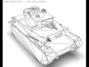 ww2 pzkpfw iv  ausf f 3D Model
