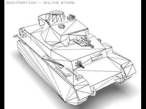 ww2 pzkpfw iv ausf f Modello 3D