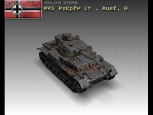 ww2 pzkpfw iv  ausf g Modelo 3D