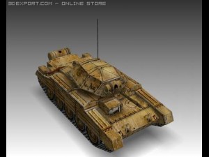 ww2 crusader mk ii british medium tank Modèle 3D